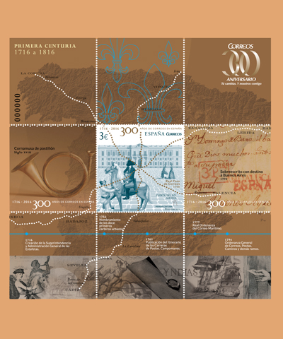 HB 300 AÑOS CORREOS 2016