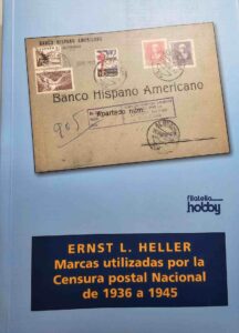 Marcas utilizadas por la Censura Postal Nacional de 1936 a 1945