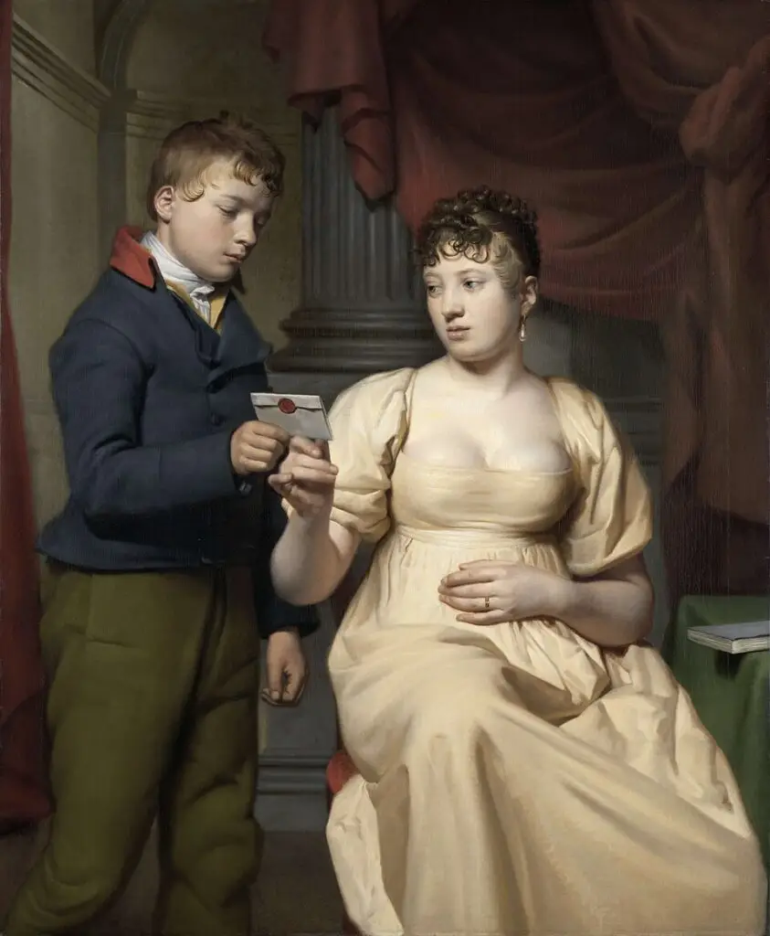 La carta de amor. Cuadro Rijksmuseum, Ámsterdam, Países Bajos